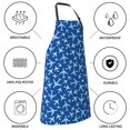 thumbnail image 6 of Bingfone Airplanes in the Sky Apron Gifts For Men, Women Professional Grade Chef Apron for Kitchen,BBQ & Grill, 6 of 8