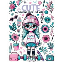 Cute Coloring Book For Girls: Fun and Magical Designs of Sweet Animals Love to Color for Kids, (Paperback)