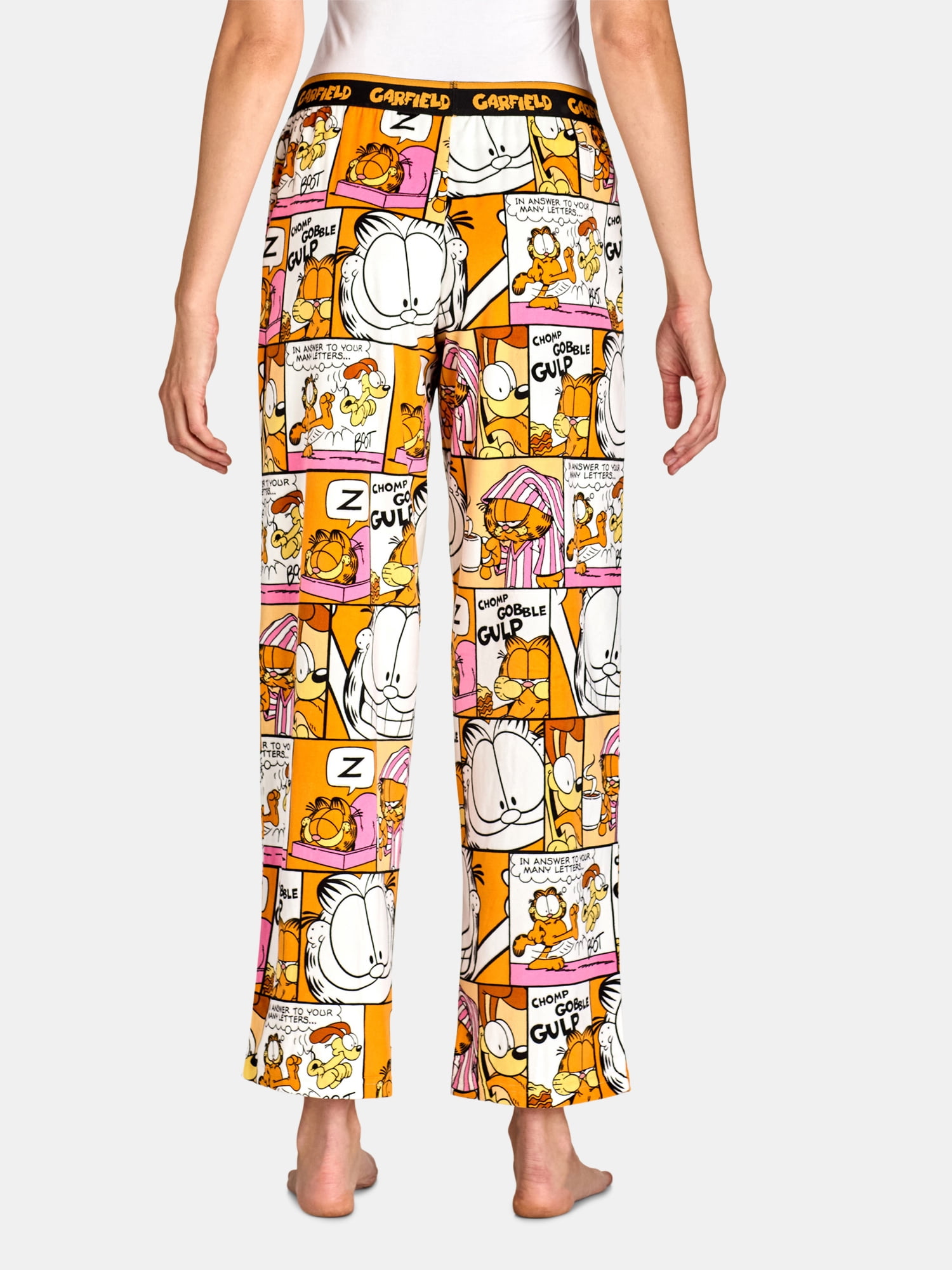 Garfield Women's Print Velour Sleep Pants, Sizes XS-3X