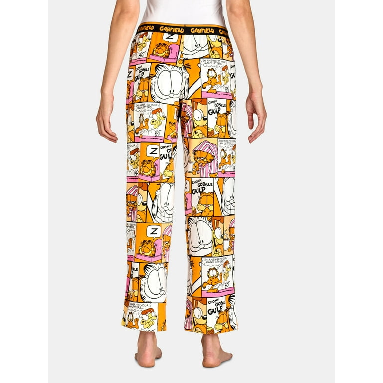Garfield Women's Print Velour Sleep Pants, Sizes XS-3X