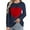 452DarkBlue, variant on Pullover Sweaters for Women Cute Heart Print Valentines Day Cable Knitted Sweaters Crewneck Fall Winter Warm Long Sleeve Jumper Tops Alsol Lamesa