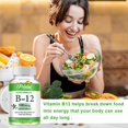 Pslalae Quick Dissolve Vitamin B12 CapsulesEnergy Booster,Healthy