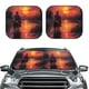 thumbnail image 2 of Fotbe Sunset River Western Cowboy Juego de 2 Piezas de Parasoles para Parabrisas | Bloqueador Solar para Auto | Accesorios Plegables para Protección Solar Interior-Medium, 2 of 6