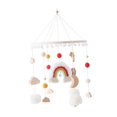 thumbnail image 3 of Móvil para cuna de bebé, campana para cama, decoración de techo, regalos navideños sencillos, juguete sensorial, juguetes Montessori para bebés, niños marrón, 3 of 10