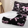 thumbnail image 4 of Erosebridal Girly Bow Twin Quilt Set For Kids,Pink Dreamy Princess Style Twin Coverlet Set,2-Piece, 4 of 7