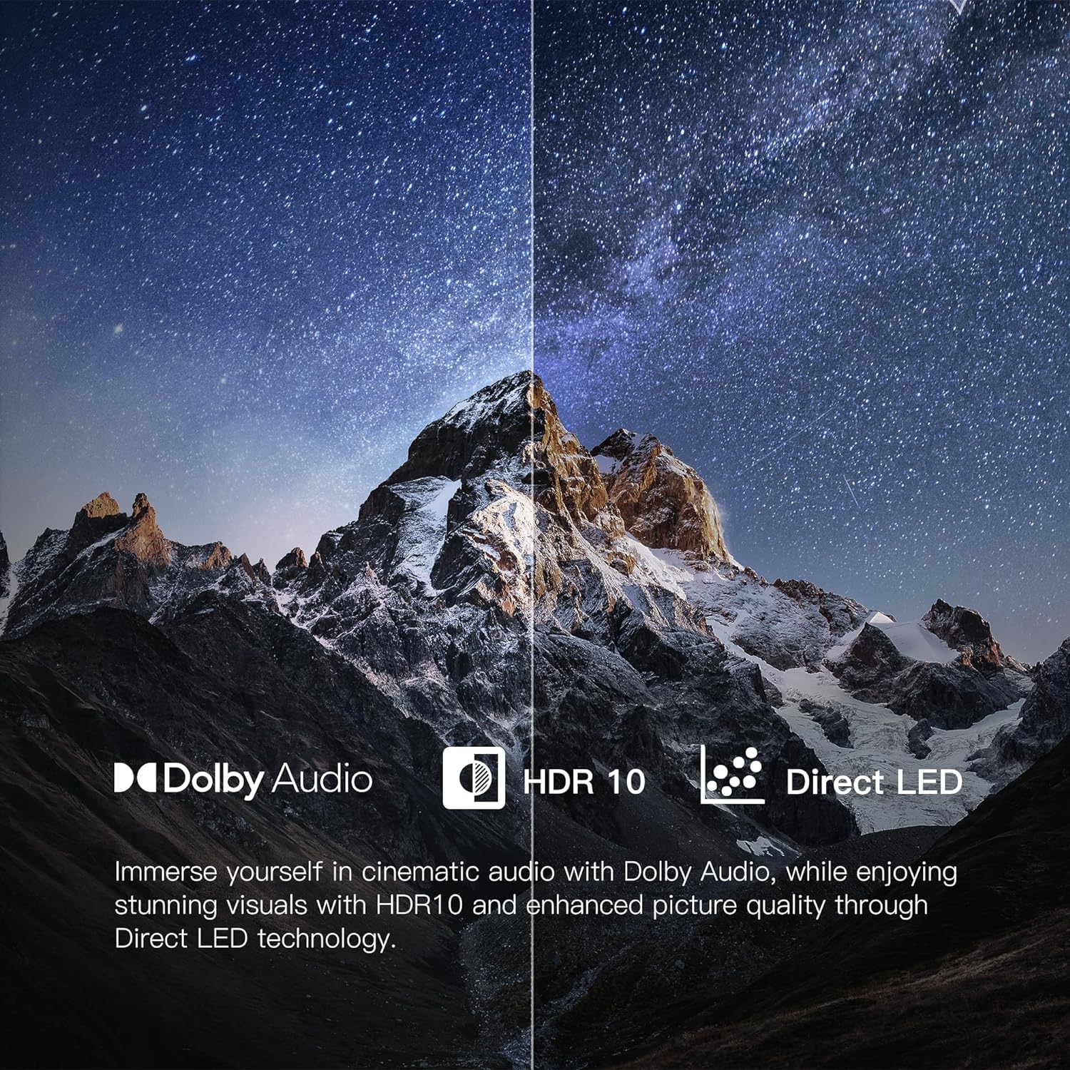 2024 Model FPD 32-inch Smart TV with Google TV HD 720p, Google Play & Chromecast Built-in, HDR 10, Dolby Audio, Voice Remote - Stream Live TV in The Comfort of Your Home (Palette-Series, CG32-P3)