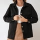 thumbnail image 2 of Women Jackets Long Sleeve Batwtops Cardigan Shirt Button Down Loose Jackets, 2 of 8