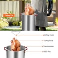 thumbnail image 4 of EastVita 30 QT Turkey Fryer Set 50000 BTU Aluminum Deep Fryer, 4 of 6