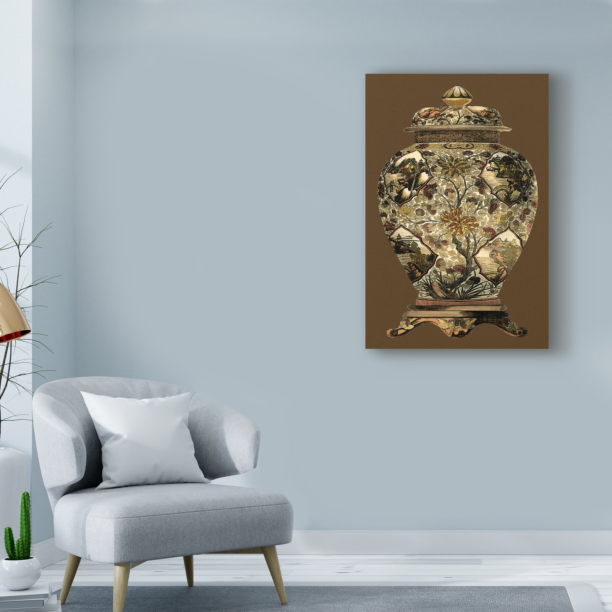 Trademark Fine Art 'Small Amber Porcelain I' Canvas Art by Vision Studio