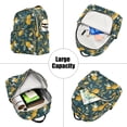 thumbnail image 5 of FORMRS Mini Backpack Purse for Women Quilted Travel Daypack Casual Shoulder Bag, Blue Lemons, 5 of 7