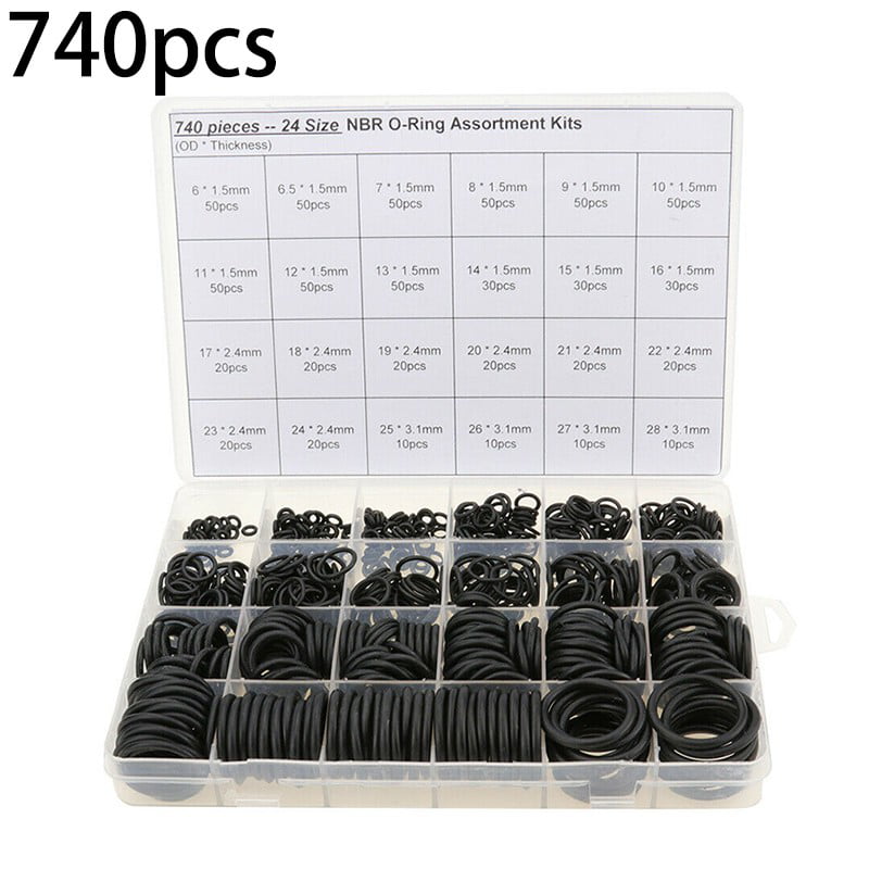 ABN Rubber O-Ring 419-Piece Metric Assortment for Plumbing Automotive and More