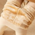 thumbnail image 2 of Medias térmicas opacas de invierno con forro polar para mujer, 2 of 5