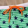 thumbnail image 3 of Sedceaty Little Boys Swim Trunk, Cute Shark/Star/Striped Printed Swimwear, Summer Drawing Elastic Band Low Cut Swimming Pants, 3 of 6