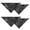 2Halloween-93, variant on Gothic Halloween Dog Bandanas 2 Pack, Witch Wizard Black Cat Design Adjustable Double Sided Pet Scarf