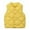 Yellow, variant on Girls Puffer Vest Lightweight Sleeveless Outerwear Vests Toddler Boys' Outerwear Vests Girls Vest Size 18-24 Months