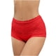 thumbnail image 3 of Ropa interior de cintura media para mujer de hoksml, bragas menstruales de satén con encaje, bragas de algodón elásticas sexys para moldear el período. Liquidación., 3 of 5