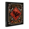 thumbnail image 3 of Stupell Industries Fright Night Bat & Botanicals Black Framed Floater Canvas Wall Art design by Janelle Penner, 25 x 25, 3 of 9
