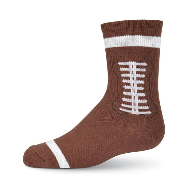 K. Bell Socks K. Bell Boys Football Crew Socks, 78.25, Brown