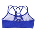 thumbnail image 4 of CHICTRY Kids Girls Criss-Cross Back Dance Top Ballet Sports Workout Crop Tank Top Blue 10, 4 of 7