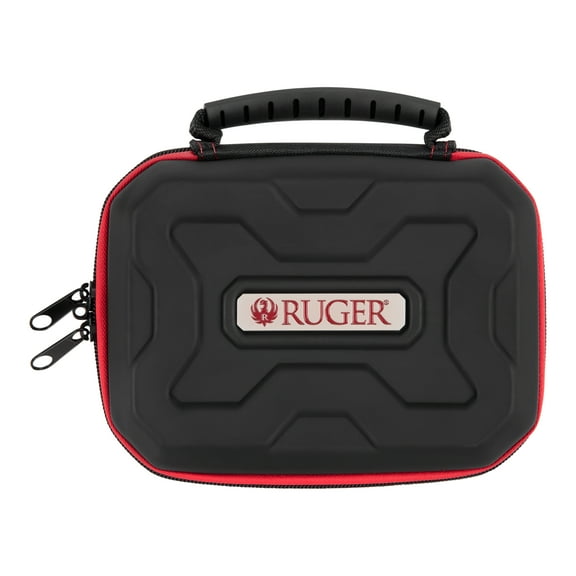 Ruger Phoenix Lockable Hardshell Handgun Gun Case, Fits 7” Pistols, Black, Vinyl Nitrile Foam, 27503