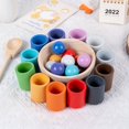 thumbnail image 3 of Wooden Montessori Sorting Game Toys Early Color Matching And Quantity Calculation Educational Toys, 3 of 6