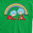thumbnail image 3 of The Cat in the Hat - Thing 1 2 Rainbow - Men's Short Sleeve Graphic T-Shirt, 3 of 5