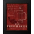 thumbnail image 2 of Fabiano, Marco 15x18 Black Modern Framed Museum Art Print Titled - Coffee Blueprint I v2, 2 of 5