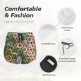 thumbnail image 4 of Hirioo Cactus 4 for Women's Double Layer Athletic Shorts High-Performance Gym Shorts with Inner Pocket, Elastic Waistband-Medium, 4 of 7