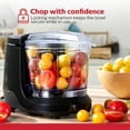 thumbnail image 6 of Holstein Housewares 1.5 Cup Electric Mini Food Chopper, One Touch Pulse, 100W Motor, Stainless Steel Blades, 6 of 9