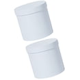 thumbnail image 1 of LEEYNEER 2pcs 5 Inch Round Gift Box  DIY Flower Packing Box with Lids  Decorative Bucket  Flower Arrangements  Valentine‘s Day and Wedding Decoration, 1 of 8
