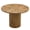 Wood, variant on ExtraLco 42 Inch Round Dining Table, Walnut Finish Density Board Kitchen Table with Storage Pedestal Base for Dining Room, Living Room and Office
