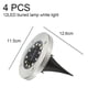 thumbnail image 2 of Paquete de 4 luces solares de tierra, 10/12 luces solares LED para jardín, luces de paisaje impermeables para exteriores, 2 of 5