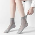 thumbnail image 5 of Women's Cotton Socks 10 Pack Women'S Nylon Socks Ankle High Pantyhose,Gray Women's Accessories Socks, 5 of 5