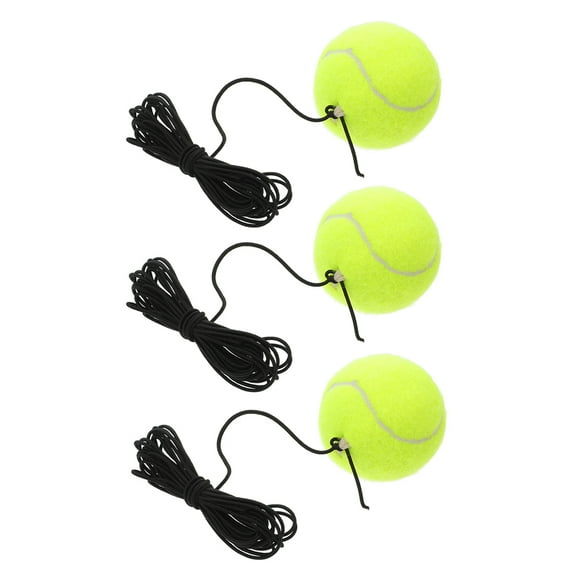 PENIKOKO 3Pcs Tennis Training Tool Round Tennis Balls for Solo and