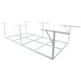 thumbnail image 5 of 3x8 Ft Overhead Garage Storage Rack Heavy Duty Metal Ceiling Shelf 22 In To 40 In Adjustable Height 600 Lb Capacity For Wood Studs Or Concrete, 5 of 6