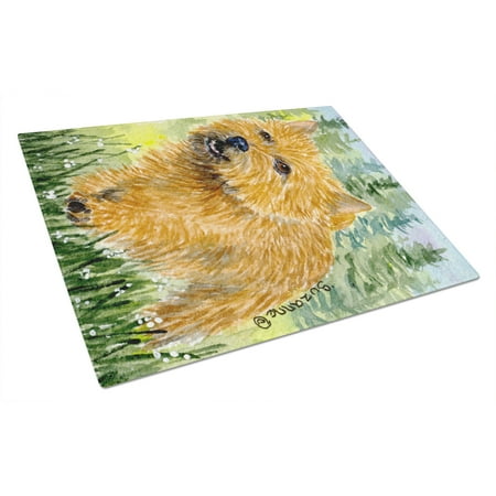 

Caroline s Treasures Norwich Terrier Glass Cutting Board Large