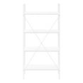 thumbnail image 4 of Monarch Specialties Étagère À Livres, Étagère, 4 Niveaux, 48"h, Bureau, Chambre À Coucher, Métal, Stratifié, Blanc, Contemporain, Moderne, 4 of 9