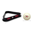 thumbnail image 2 of Imperial Kansas City Chiefs Cue Ball & Rack Set, 2 of 3