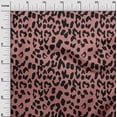 thumbnail image 2 of oneOone Cotton Poplin Dusty Rose Fabric Leopard Animal Skin Diy Clothing Quilting Fabric Print Fabric By Yard 42 Inch Wide, 2 of 4