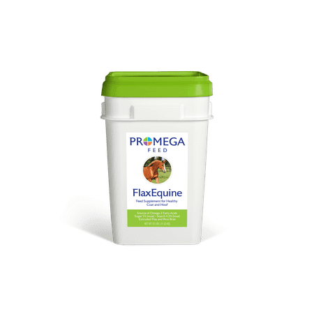 Promega Feed Gluten-Free Extruded Feed for Equine Horses Foals, 25 Lb Tub