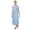 Ice Water Geo, variant on Aria Women's Raglan Sleeve Scoop Neck 46" Nightgown, Sizes XS to 5X