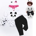 thumbnail image 1 of Set de ropa para muñecas Reborn Baby Girl de 45 a 48 cm con disfraz de panda, 1 of 4