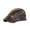 Dark coffee, variant on Men’s Fleece-Lined Flat Cap, Warm Duckbill Newsboy Hat with Soft Lining, Casual Outdoor Winter Beret Cap for Daily Wear, Travel, Commuting & Cold-Weather Protection