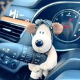 thumbnail image 1 of Muñecas de decoración de coche luces de dirección de piloto Pawdog limpiaparabrisas Wye adorno de escudo lindo Bowknot limpiaparabrisas de coche accesorios interiores de muñecas, 1 of 1