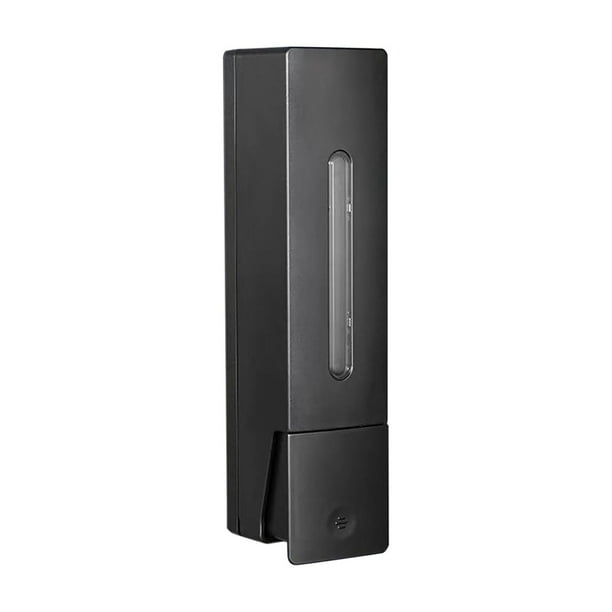 Wmhnj Dispensador de jabn manual de pared de 400 ml, sin necesidad de taladrar, con adhesivo fuerte para encimeras de cocina, baño y lavabo. Ahorra espacio.