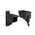 thumbnail image 3 of Mayne Signature Plus Mailbox Arm Mount Black Plastic Mailbox Post, 3 of 14
