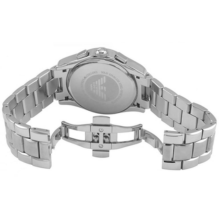 Emporio Armani Stainless Steel Chronograph Men's Watch