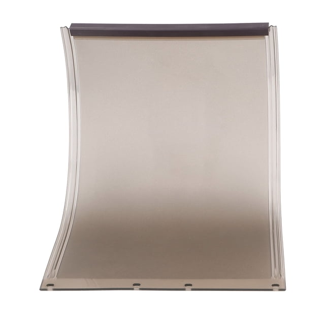 Dog Door Flap TPU Weather Resistant Translucent Flexible Replacement Flap with Top Hole Design for Large Pets, Easy to Install, Widely Applicable