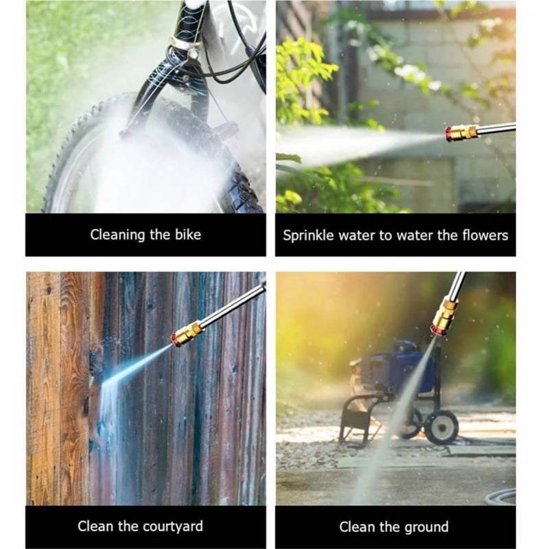Car Cordless Power Washer 300W Faucet Self Priming Multifunctional Cleaning Machines with 6 in 1 Nozzle Auto