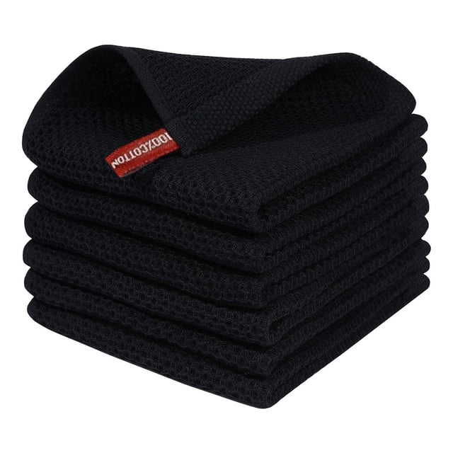 MYG Waffle Cloth Kitchen Towel Cleaning Absorbent Cleaning Rag Dishcloth Bar Coffee